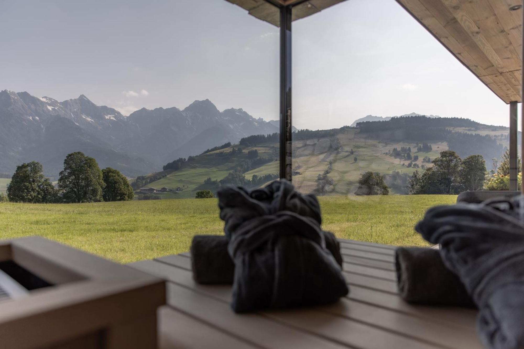 Aparthotel Biohof Ebengut Maria Alm am Steinernen Meer Exterior foto