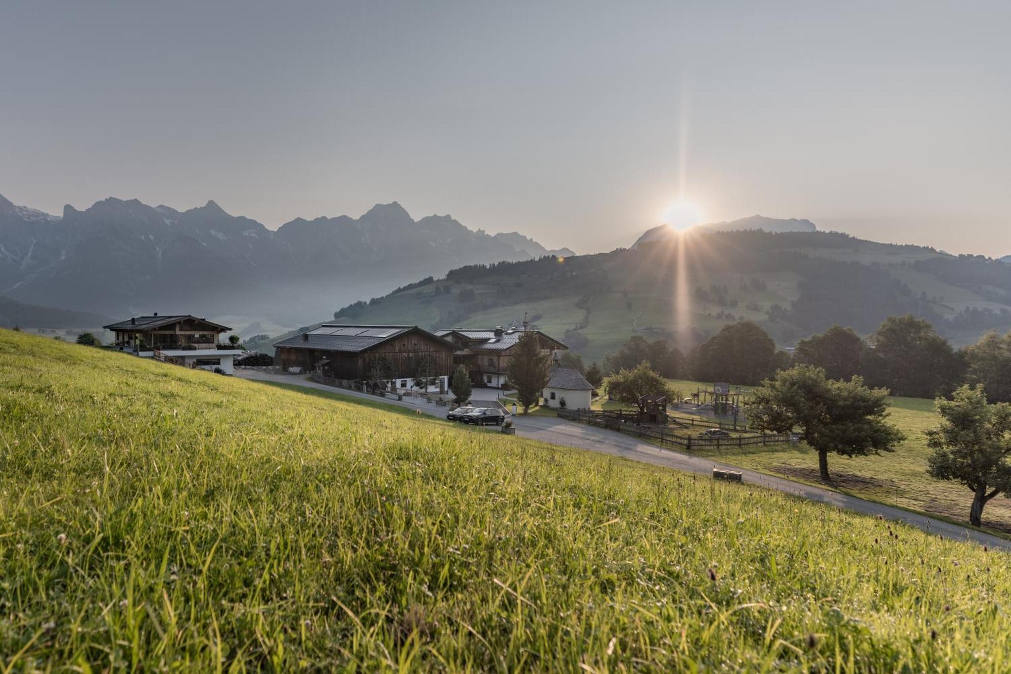 Aparthotel Biohof Ebengut Maria Alm am Steinernen Meer Exterior foto